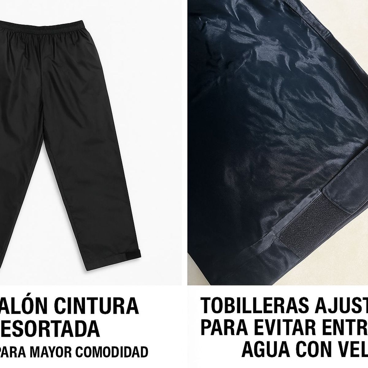INDUCASCOS - Traje Impermeable Para Moto Chaqueta Pantalon + Obsequio Botas