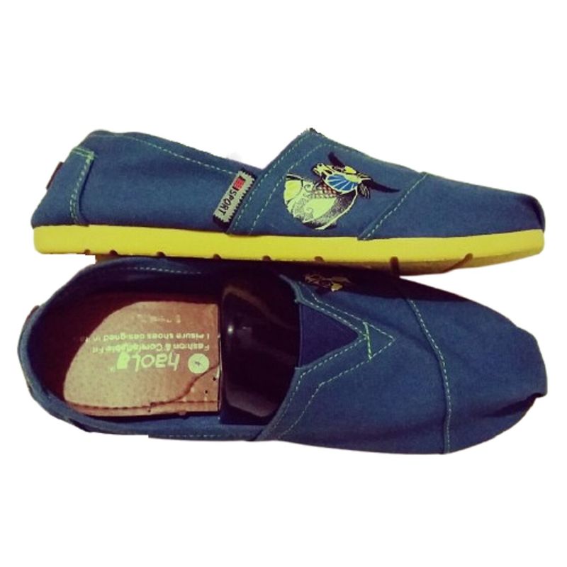 100 - Zapatillas Sport Con Toro Color Azul