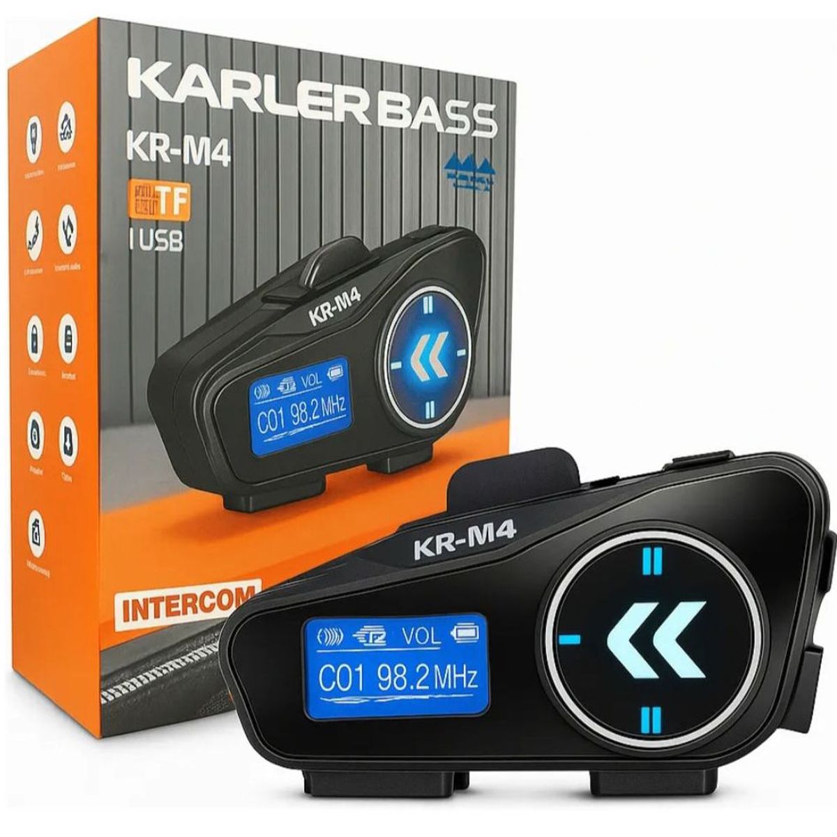 GENERICO - Intercomunicador Bluetooth KR - M4 tor