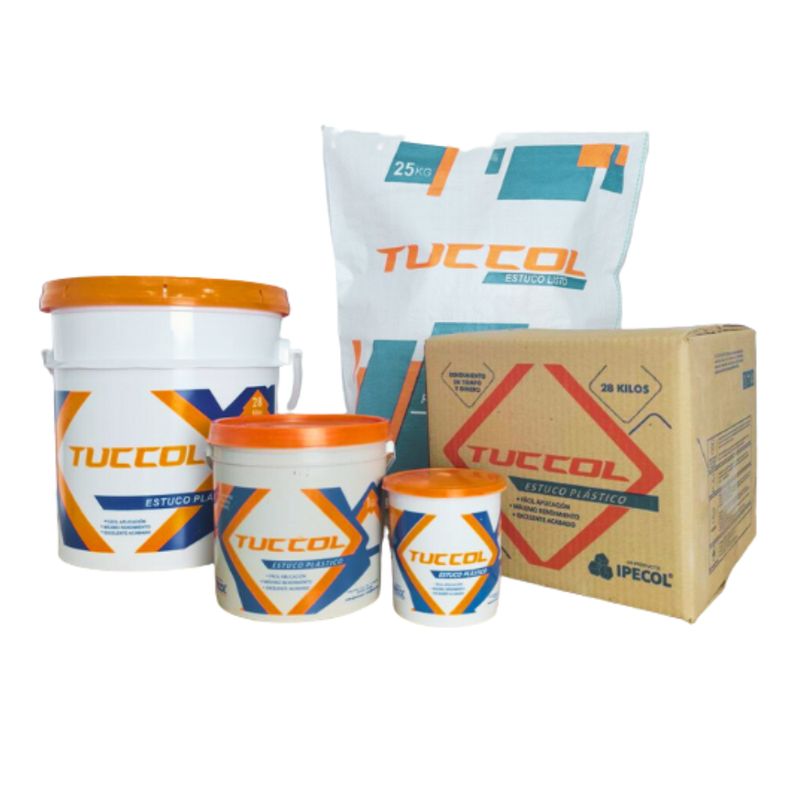 GENERICO - Estuco plástico TUCCOL caja por 5 galones