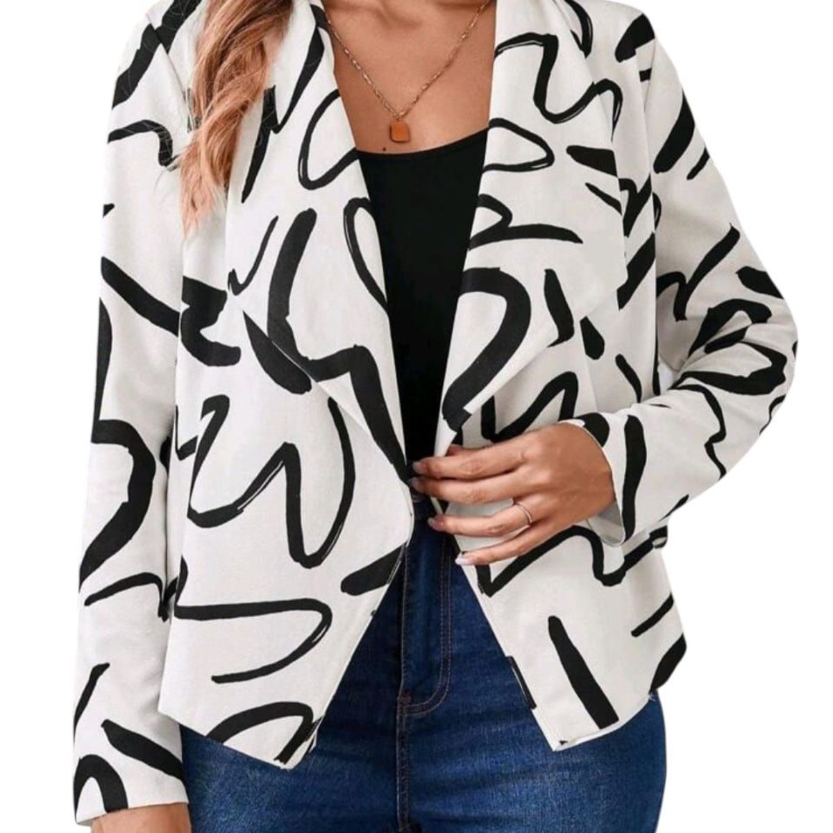 PAATAL - Blazer Abstracto