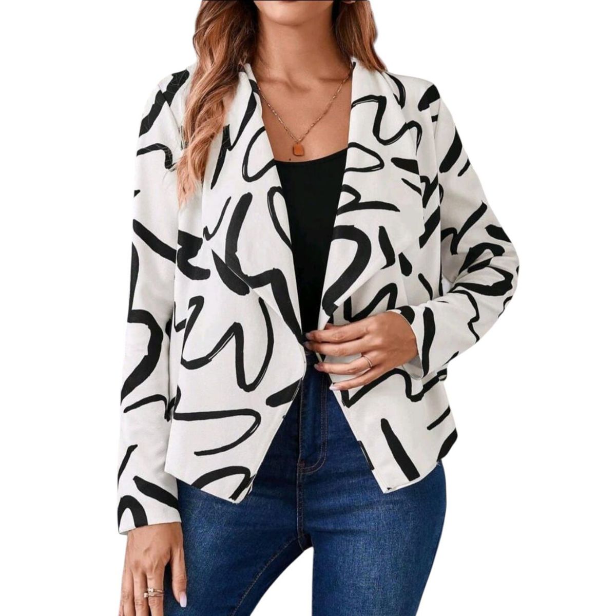 PAATAL - Blazer Abstracto