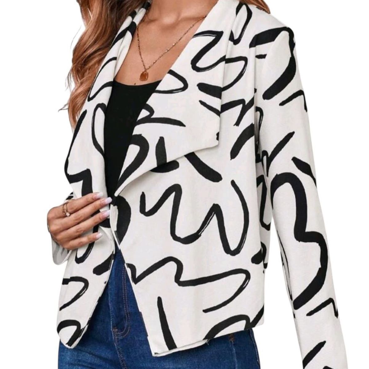 PAATAL - Blazer Abstracto