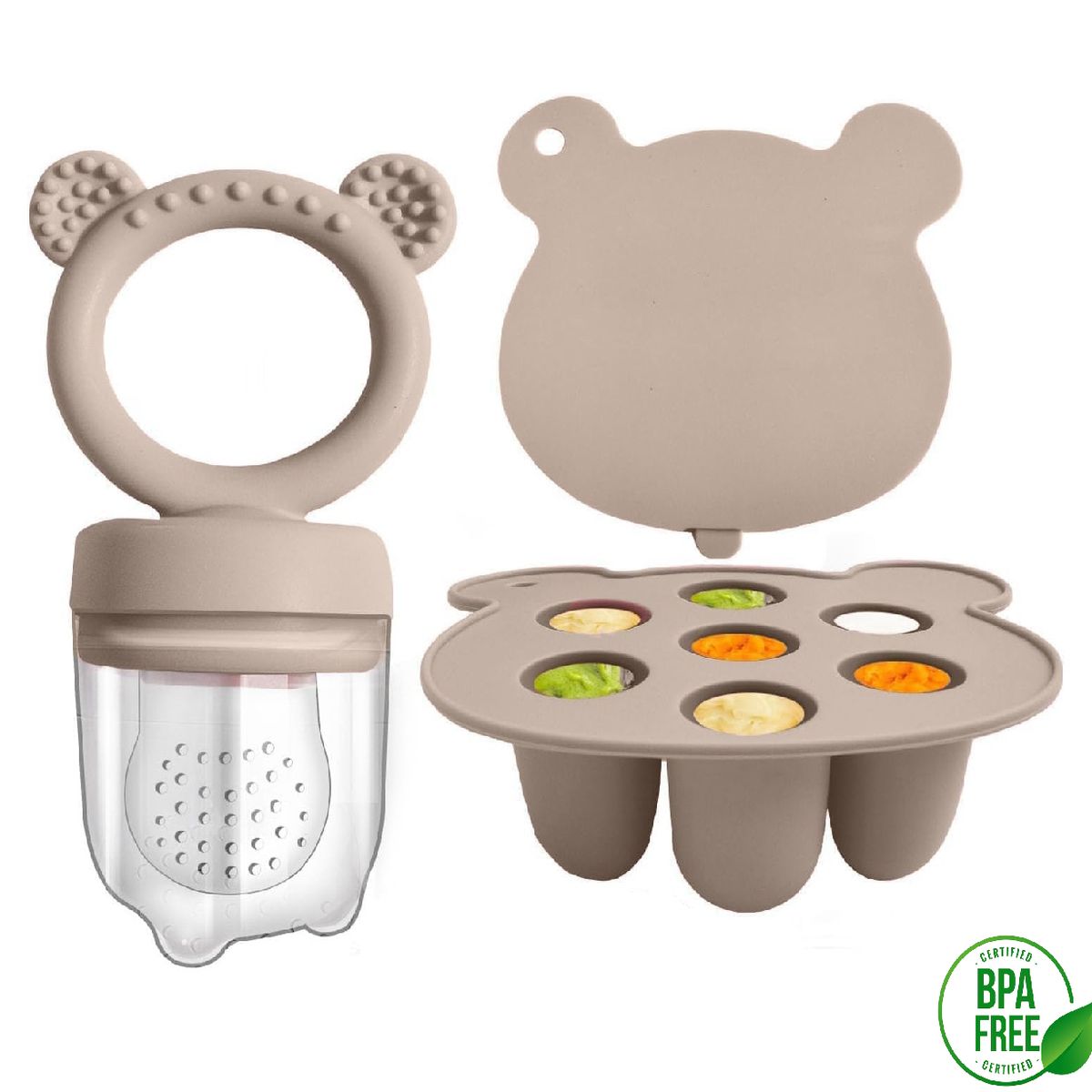 MUNDO BEBE - chupo fruta mas molde bebe niño niña