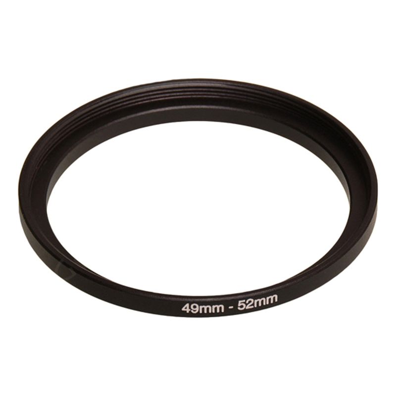 GENERICO - Anillo Adaptador Para Lente De 49 Mm Y Filtro De 52 Mm