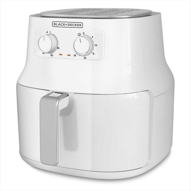 BLACK+DECKER - Freidora De Aire Black & Decker 45Lt Blanca Hf4004w