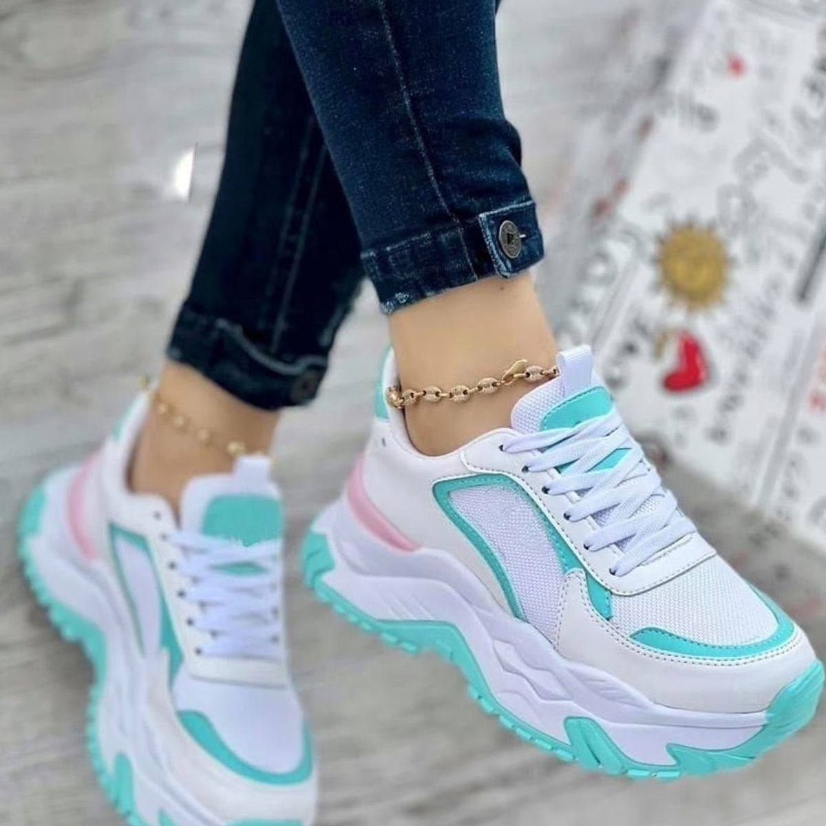 NACIONAL - Tenis Cian Bellos Dama Zapatillas Zapatos Mujer Lindos Moda Casual