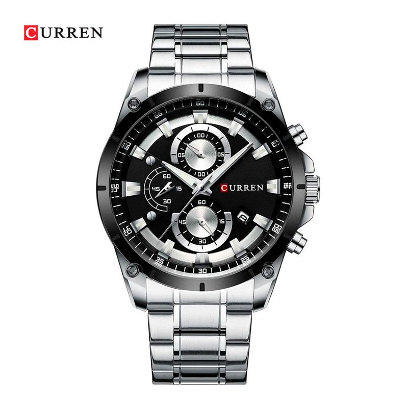 CURREN - Reloj Análogo Curren Original Acero inoxidable KREC801901 Para Hombre