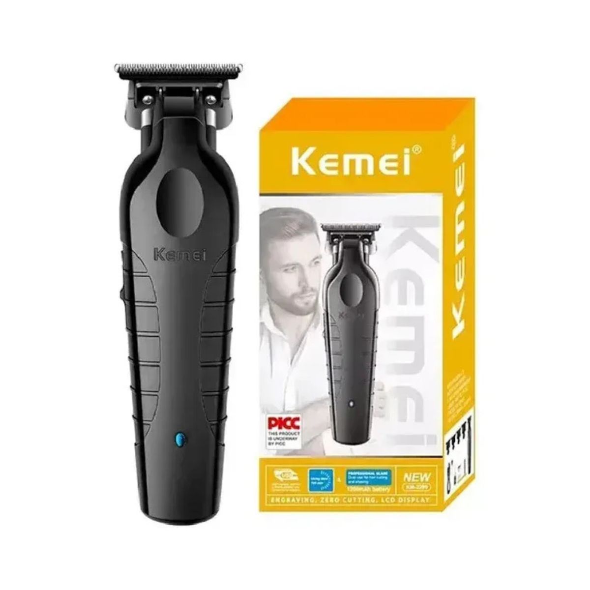 KEMEI - Maquina Patillera Inalámbrica Kemei Km-2299