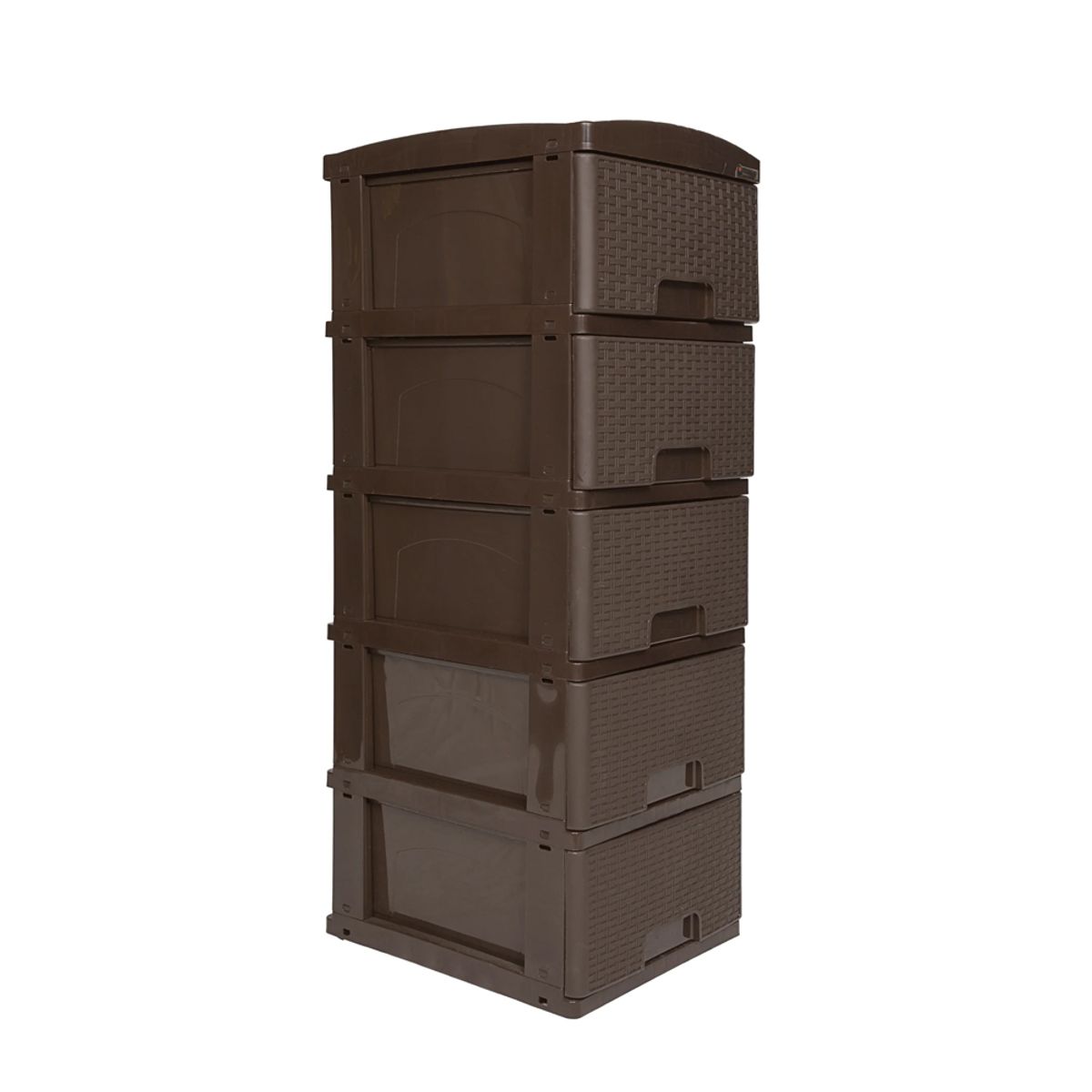 COLPLAST - Practimueble Pequeño Colplast X 5 Rattan Wengue