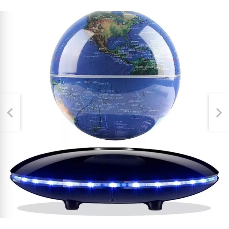 GENERICO - Lampara de levitacion globo terráqueo flotante