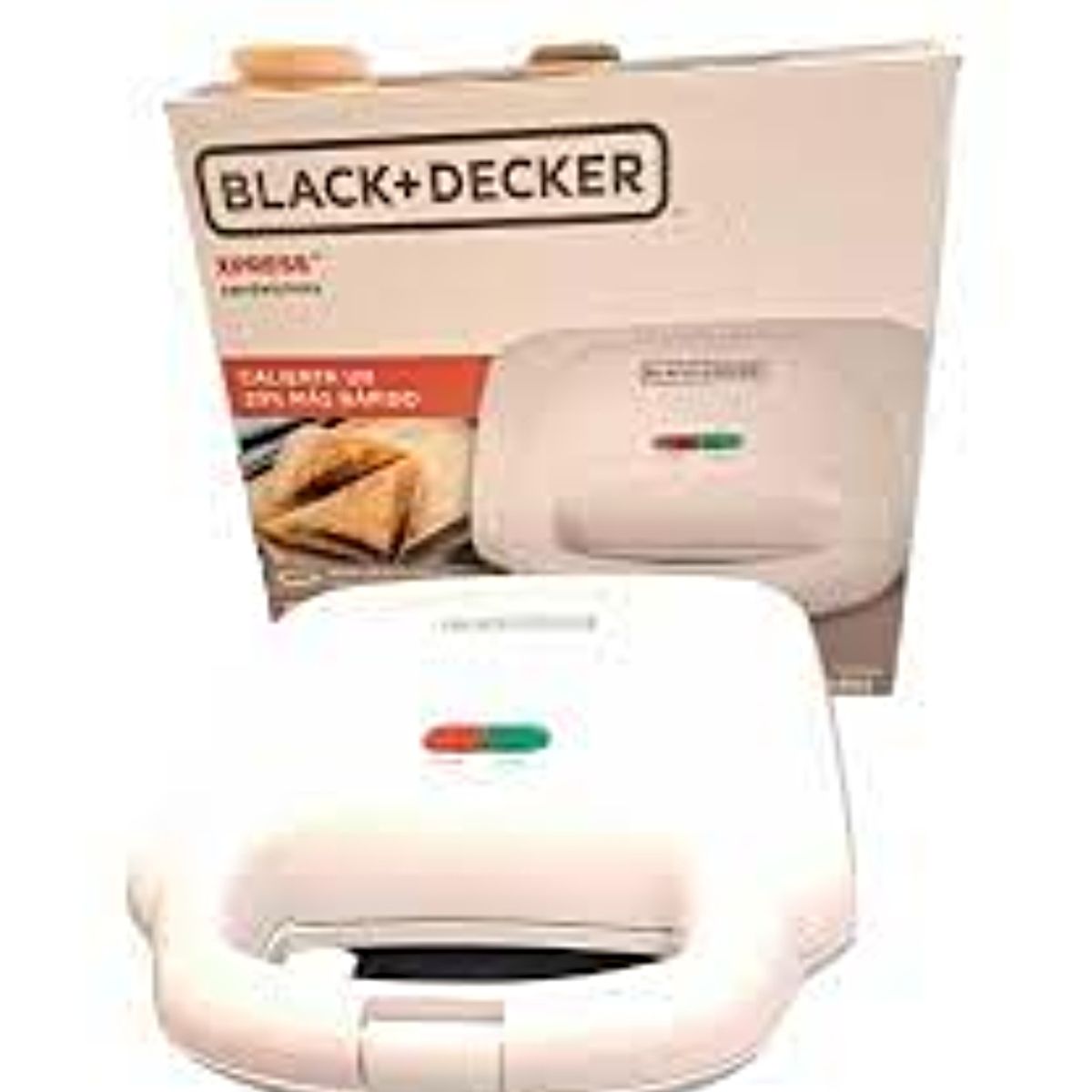 BLACK+DECKER - Sandwichera Asador Calentador Black+decker 2 Puestos Sm1000w