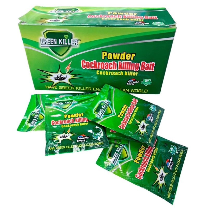 GENERICO - Cebo en Polvo Mata Cucarachas 50 Sobres Efecto Rápido GK01
