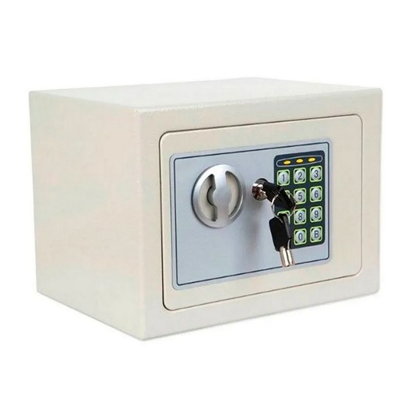 DAYOSHOP - Caja Fuerte Digital Teclado Con Anclaje A La Pared + Llaves
