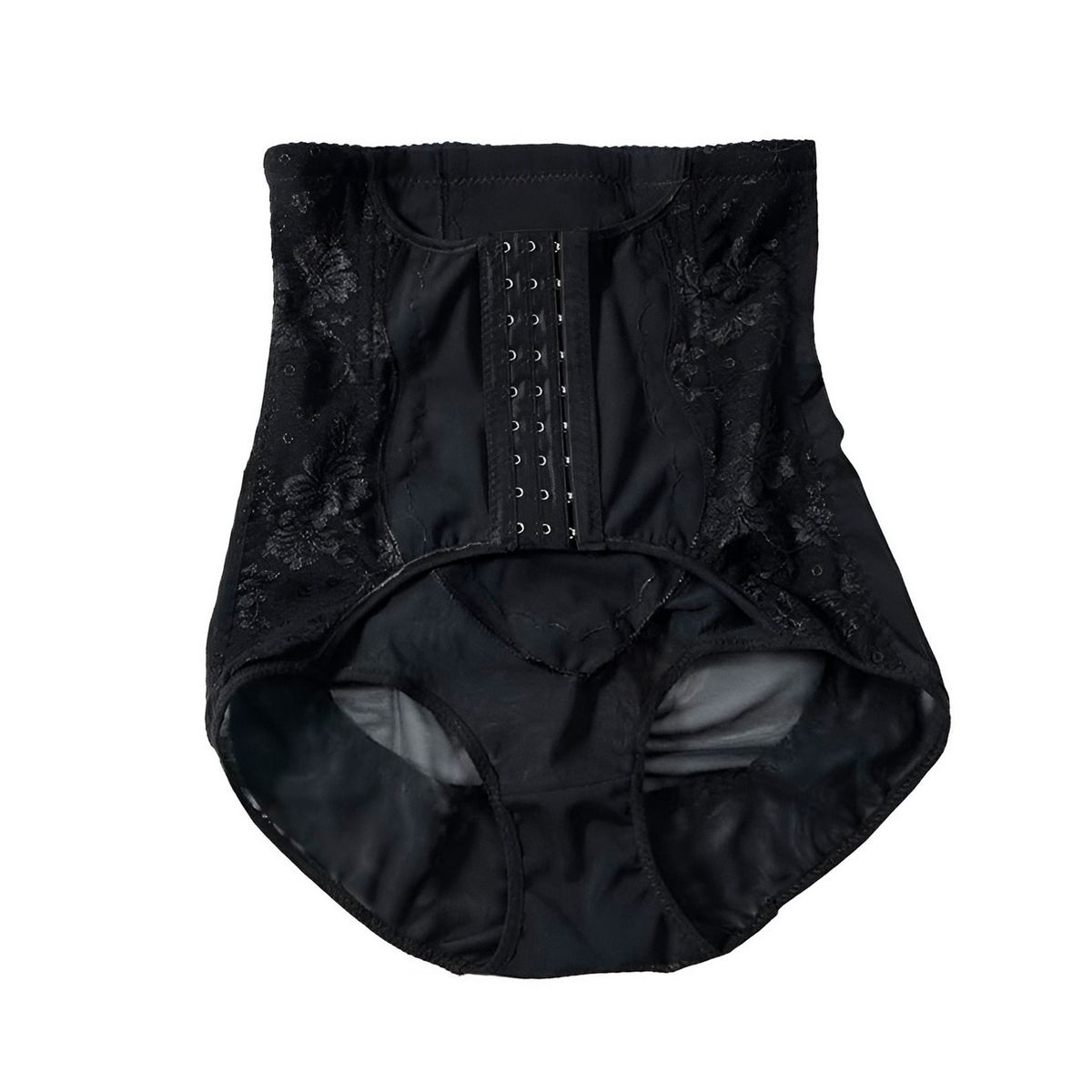 GENERICO - Faja Panty De Alta Compresión Con Encaje Y Broches Frontales