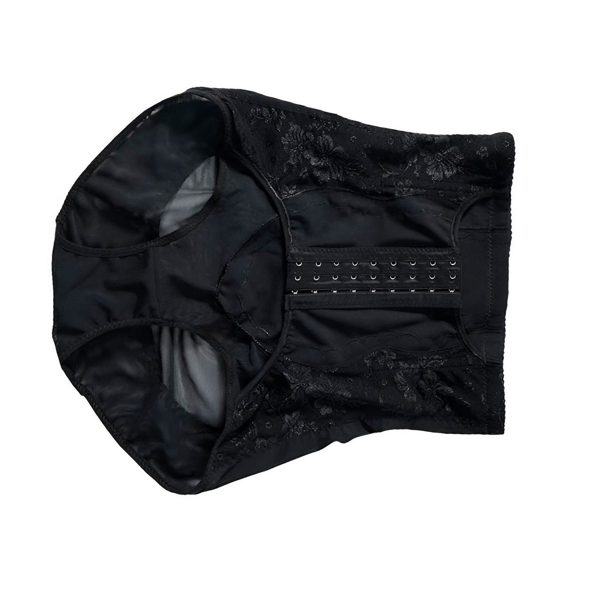 GENERICO - Faja Panty De Alta Compresión Con Encaje Y Broches Frontales