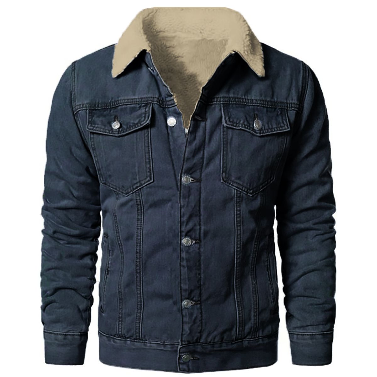 THE CLOTHING COMPANY - Chaqueta Hombre Jean Ovejera
