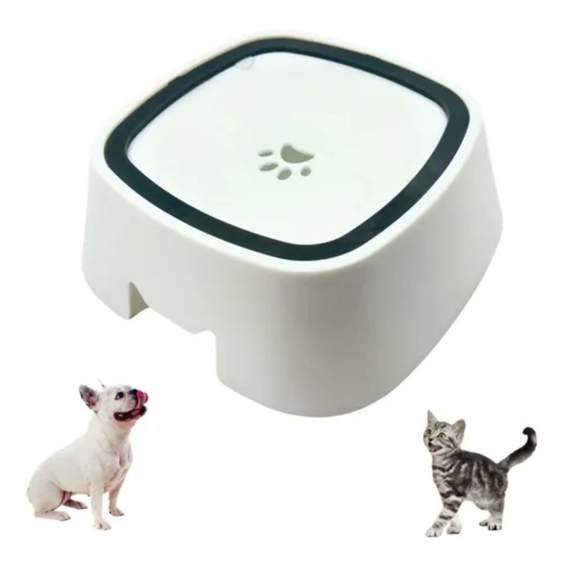 GENERICO - Bebedero Plato Para Mascotas Perro Gato Portatil Antiderrame