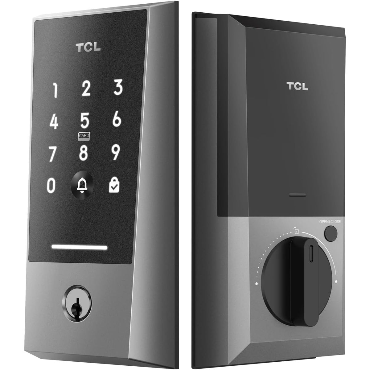 TCL - Cerradura Digital Inteligente TCL Smart Lock D2 WiFi PIN Tarjeta FOB APP