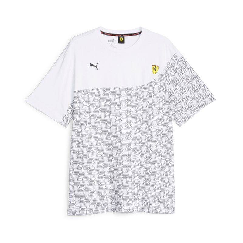 PUMA - CAMISETA FERRARI RACE AOP TEE PUMA HOMBRE