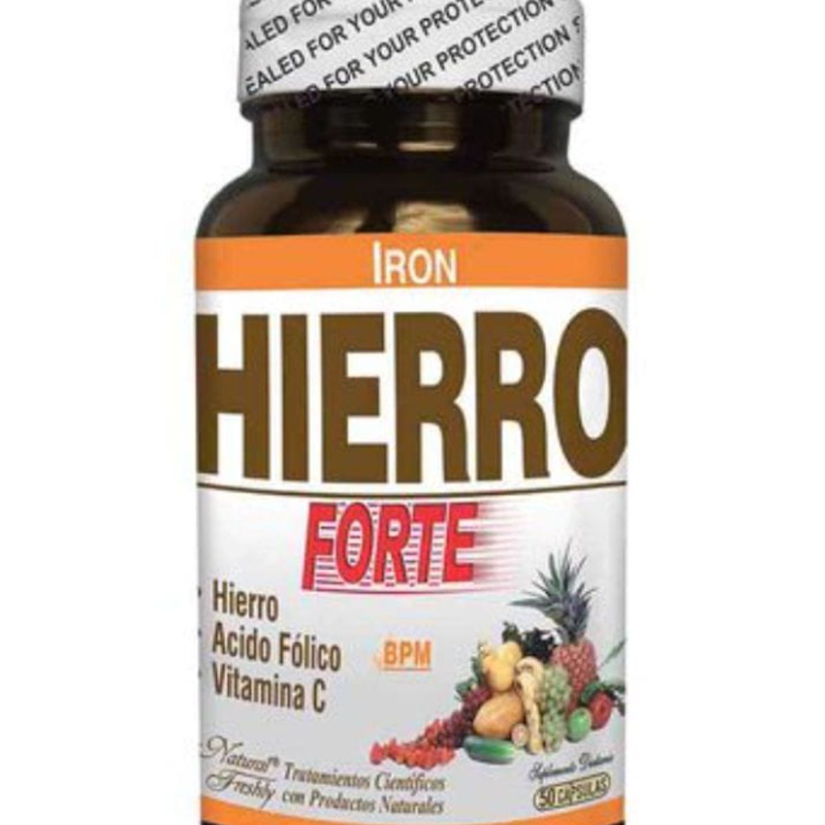 NATURAL FRESHLY - HIERRO FORTE X 50 U./ NATURAL FRESHLY