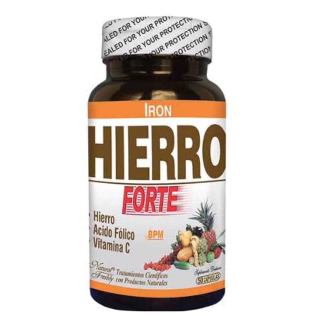 NATURAL FRESHLY - HIERRO FORTE X 50 U./ NATURAL FRESHLY