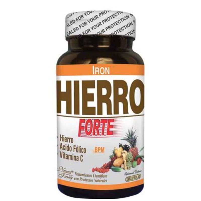 NATURAL FRESHLY - HIERRO FORTE X 50 U./ NATURAL FRESHLY