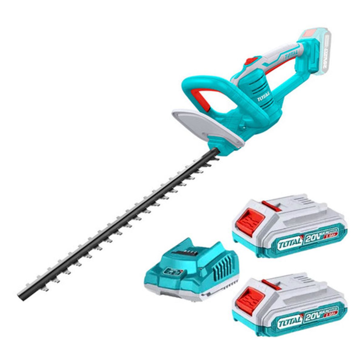 TOTAL - Cortasetos Inalambrico 18 20v + 2 Bateria  Total