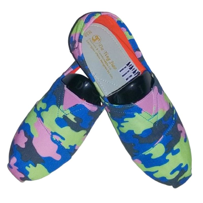 100 - Alpargatas Sport Tipo Camuflado Color Rosa