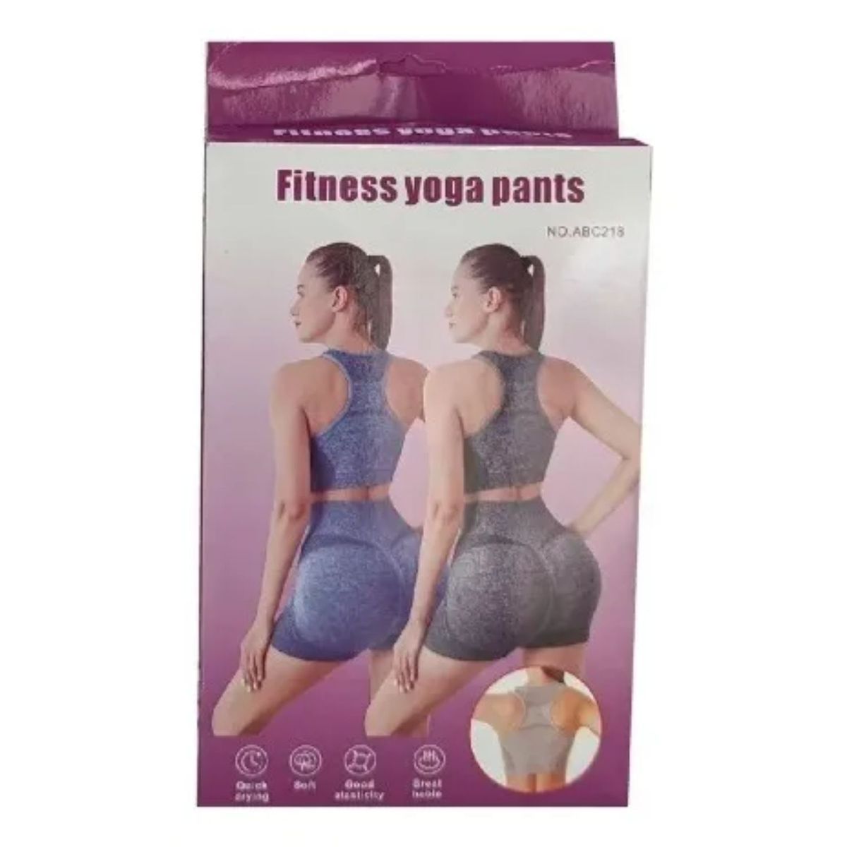 GENERICO - Conjunto Deportivo Mujer Gym Yoga Shorts Levanta