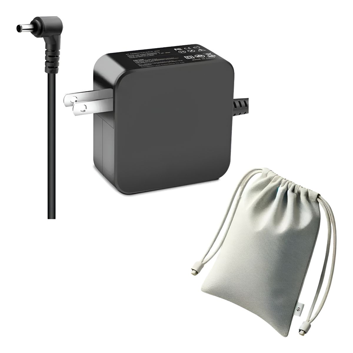 JALTECH - Cargador Asus Tp410u 19v 2.37A 45w Premium (CON Aguja en puerto del compu)