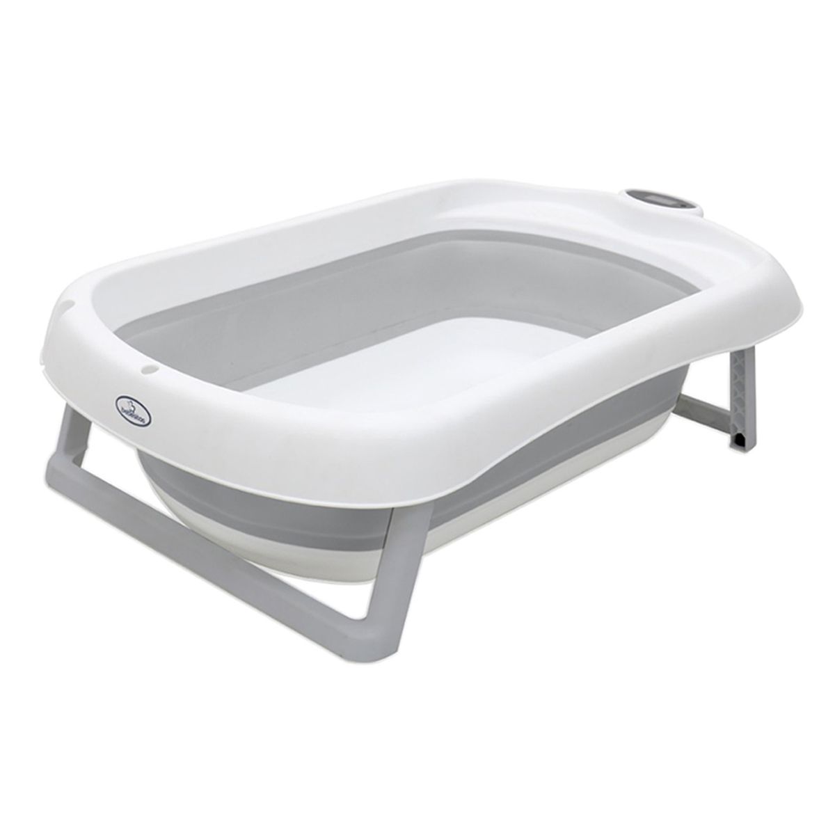 BEBESITOS - BAÑERA PLEGABLE GRANDE CON TERMOMETROS Y ACCESORIOS DE BAÑO
