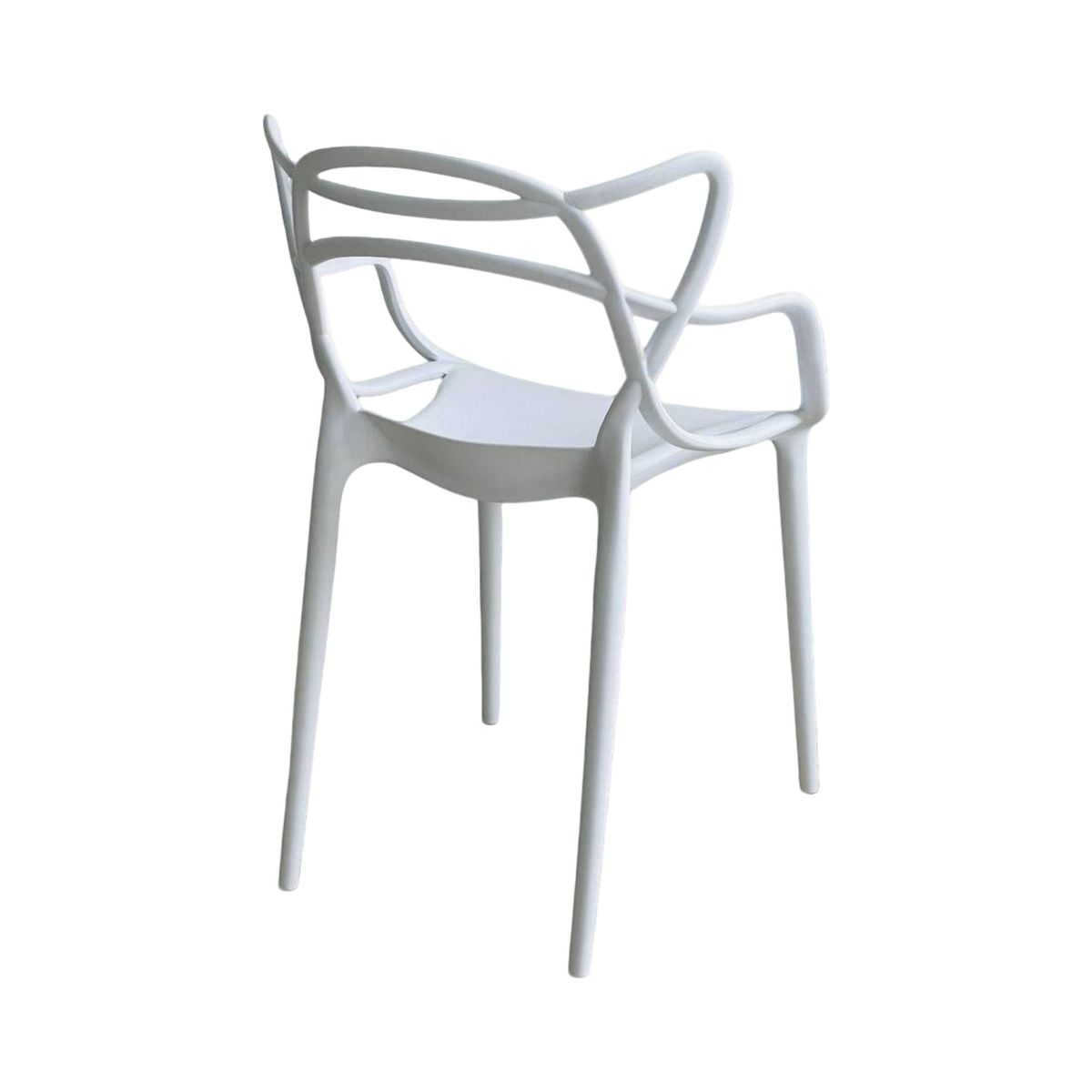 DISTRIONLINE - Silla Master En Polipropileno Color Blanco