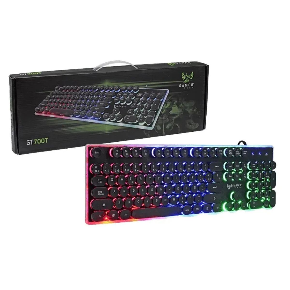 GAMER TECH - Teclado Usb Gamer Tech Gt700t 10902