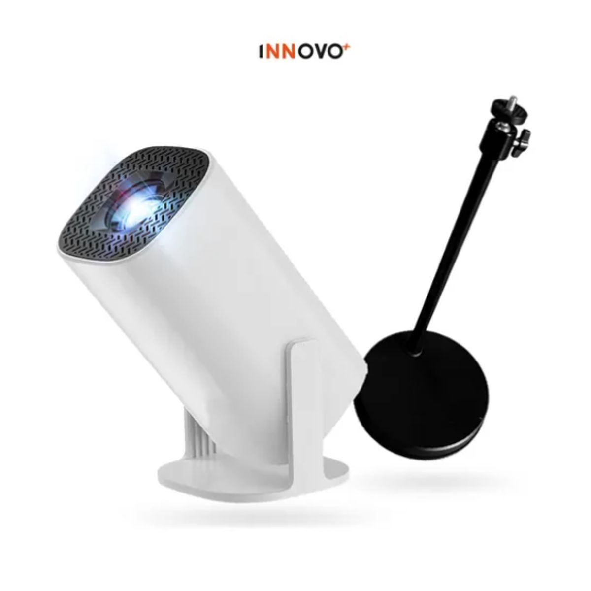 INNOVA - Proyector Smart P30 Max Pro 4k Android 11 2 Controles + Base Ajustable