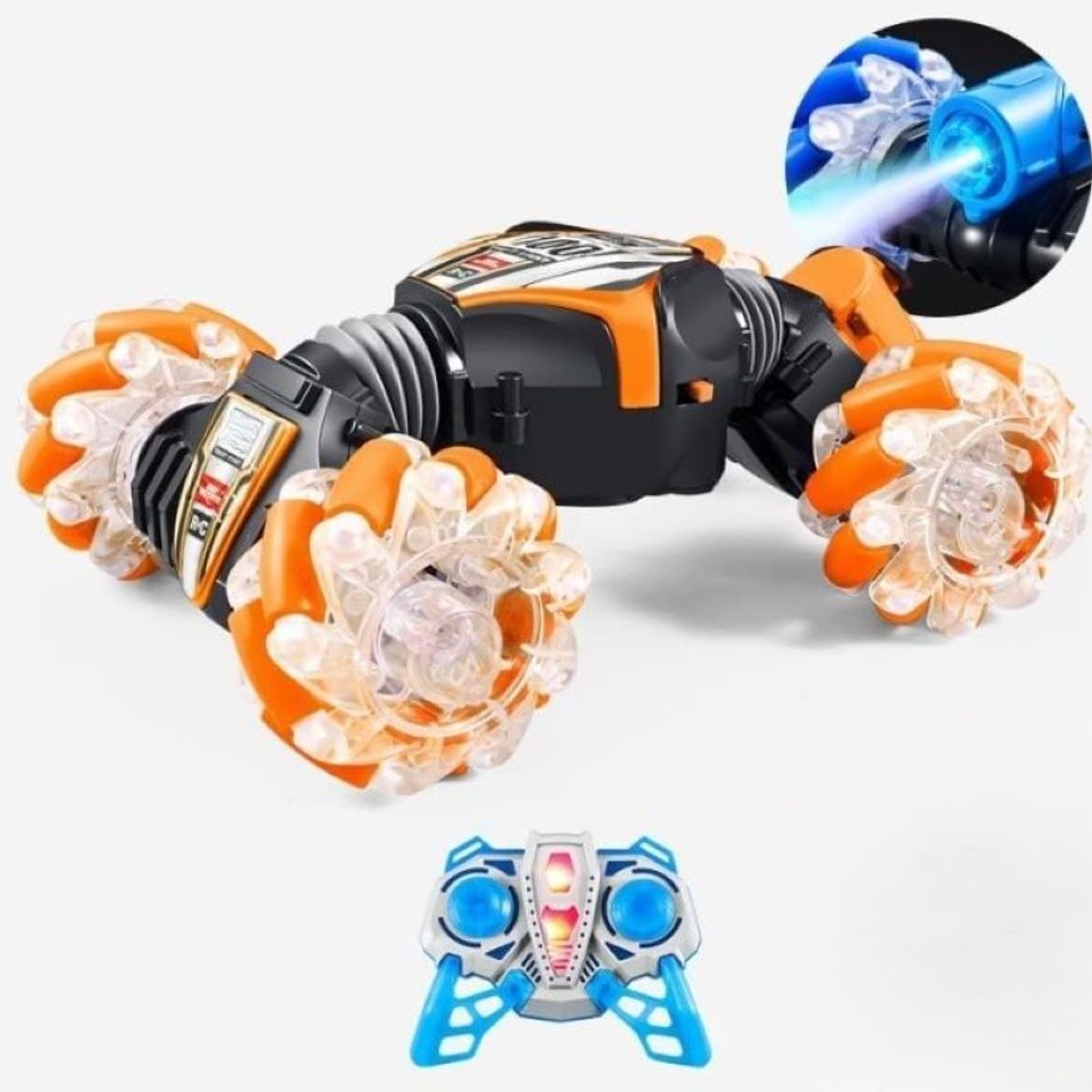 ZHOPI CO - Carro Giro Acrobático A Control Remoto Con Humo