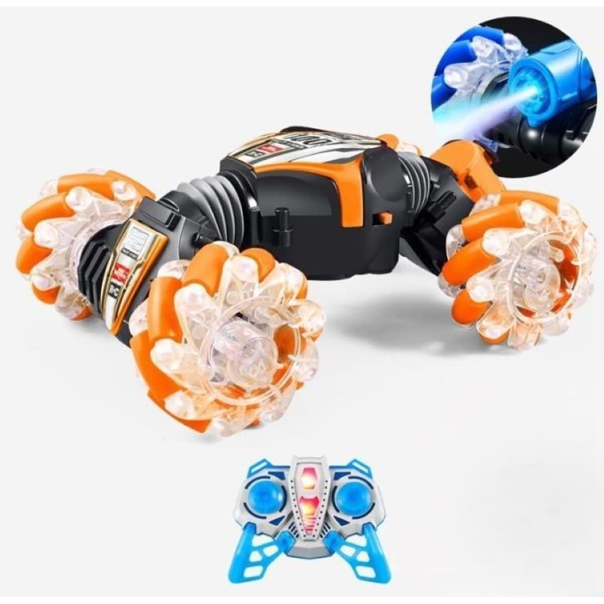 ZHOPI CO - Carro Giro Acrobático A Control Remoto Con Humo