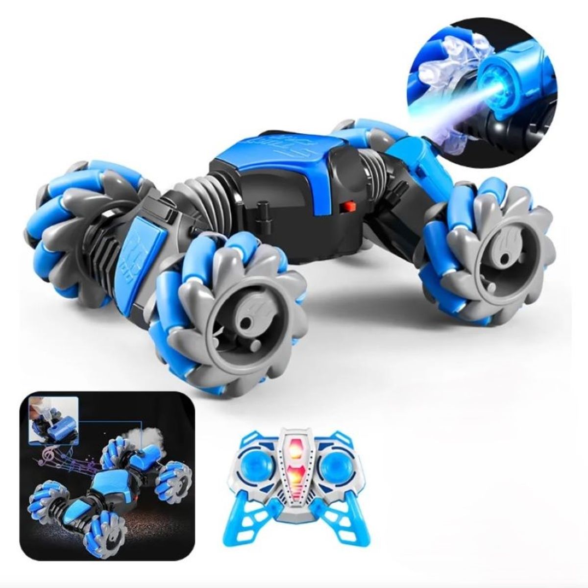 ZHOPI CO - Carro Giro Acrobático A Control Remoto Con Humo