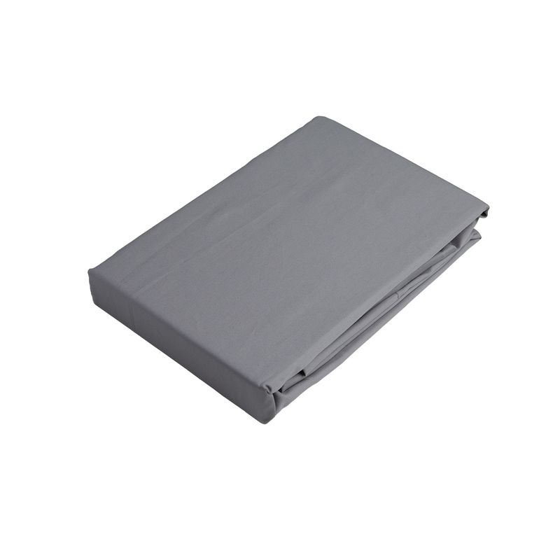 CARESTINO - Sábanas 300 Hilos Para Colecho de 50x85cm Gris