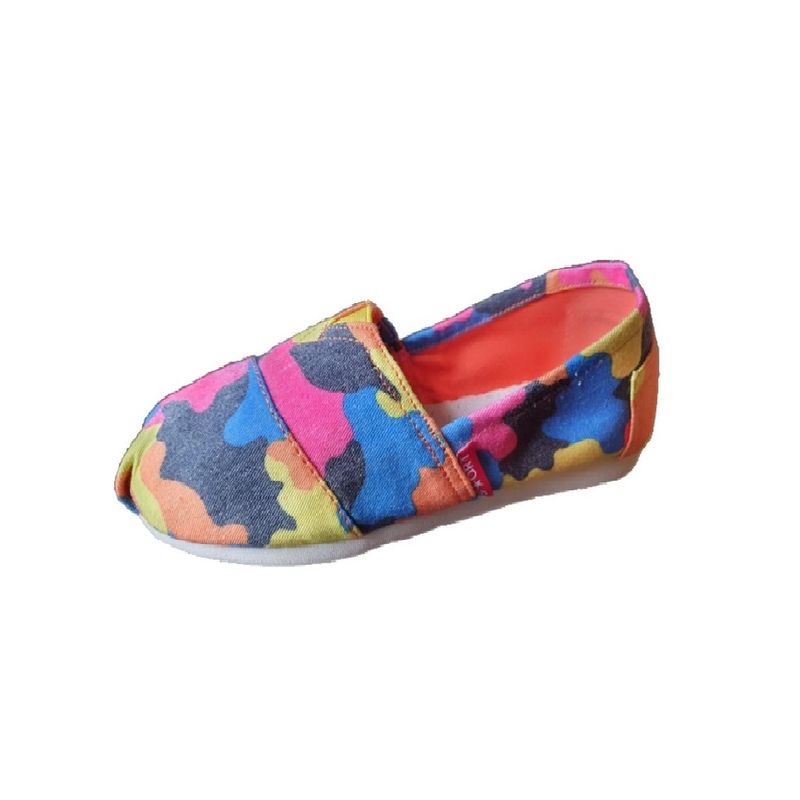 100 - Alpargatas Sport Tipo Camuflado Color Naranja