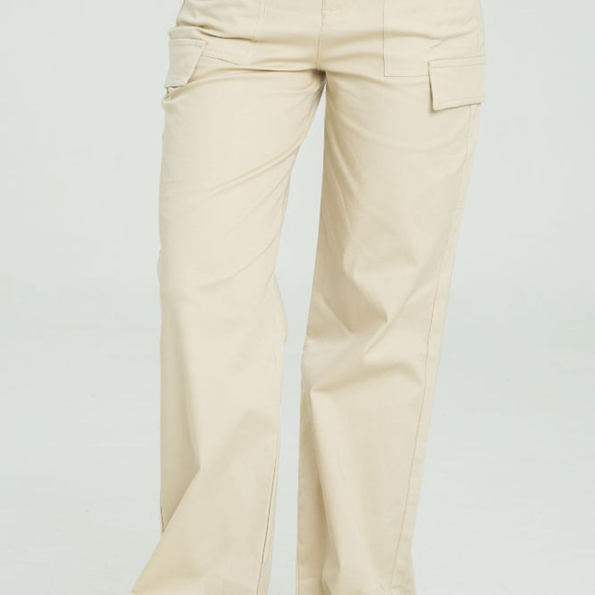 RAGGED - Pantalon dril maxy Beige medio Ragged