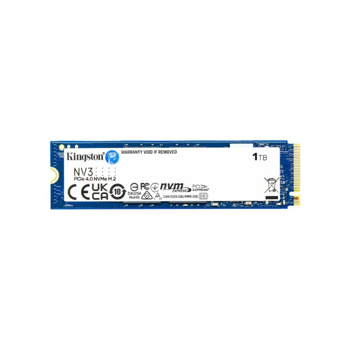 KINGSTON - Unidad Sólida M2 Kingston Nv3 2tb 6000 5000 Mbs