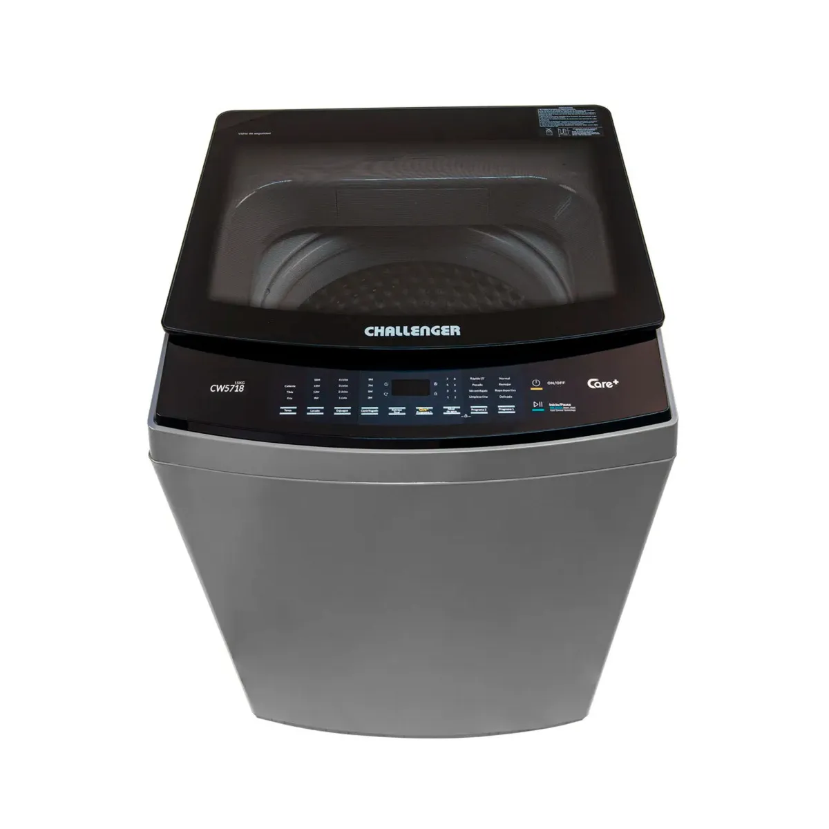CHALLENGER - Lavadora Automatica con panel Digital Carga superior 18kg Challenger - CW 5718 DG L1