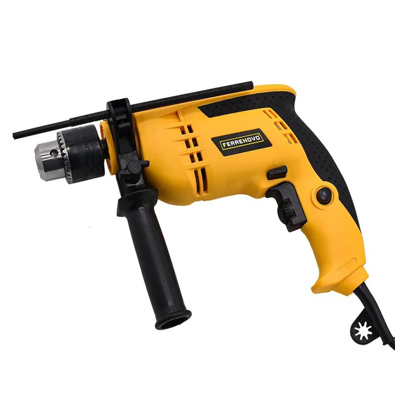 FERRENOVO - Taladro de Impacto Ferrenovo 550W Amarillo