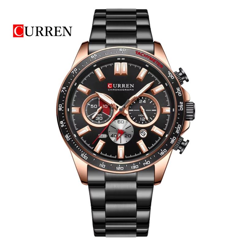 CURREN - Reloj CURREN Cronógrafo 8418 Para Hombre - Negro