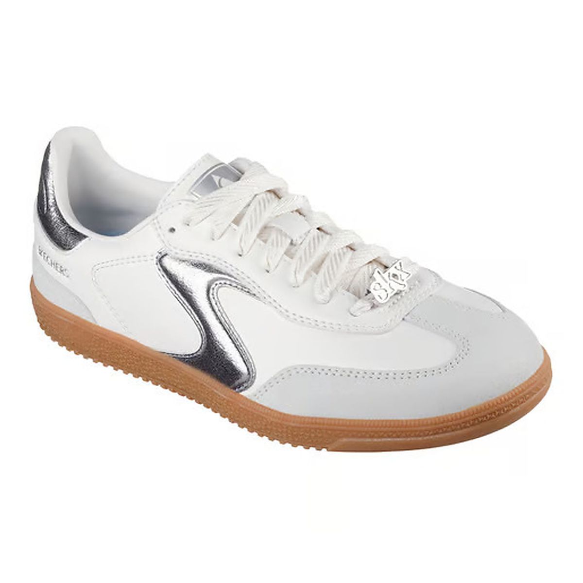 SKECHERS - Tenis Skechers Hotshot Casual para Mujer Color Blanco Plata