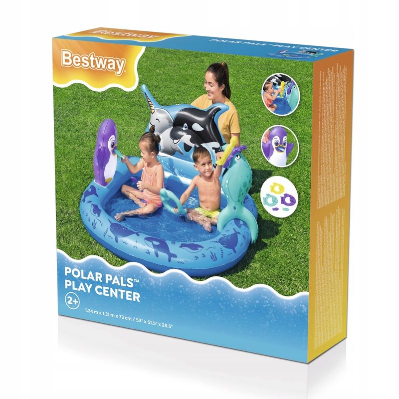BESTWAY - Juega YChapotea En Grande Con La Piscina Inflable Polar Pals