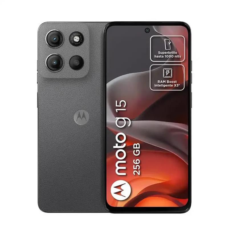 MOTOROLA - Celular Motorola G15 4Gb - 256Gb Gris