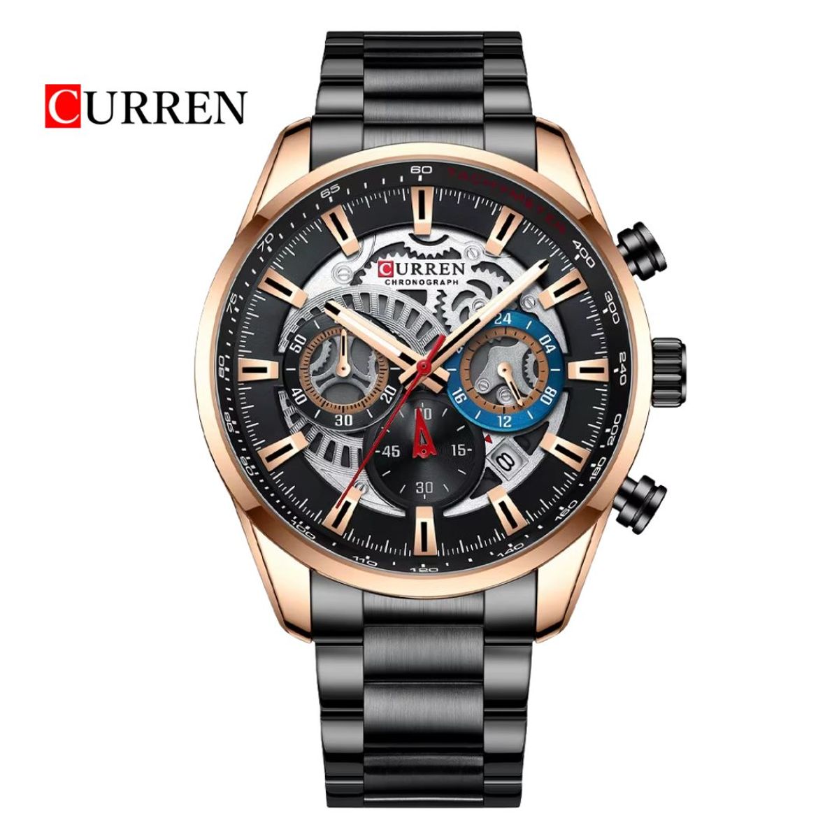 CURREN - Reloj CURREN Cronógrafo 8391 Para Hombre - Negro