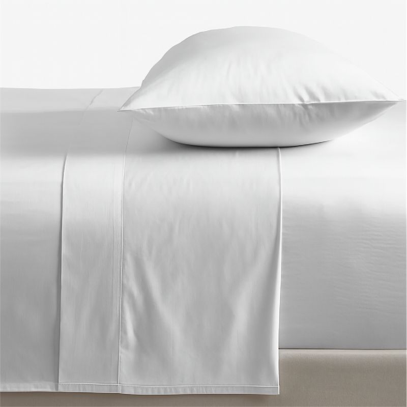 CASATUA - Juego Sabanas Rosewood 300 Hilos 100% Algodon Sencillo - Blanco - Sencillo